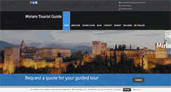 Desktop Screenshot of miriamtouristguide.com