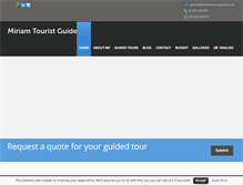 Tablet Screenshot of miriamtouristguide.com
